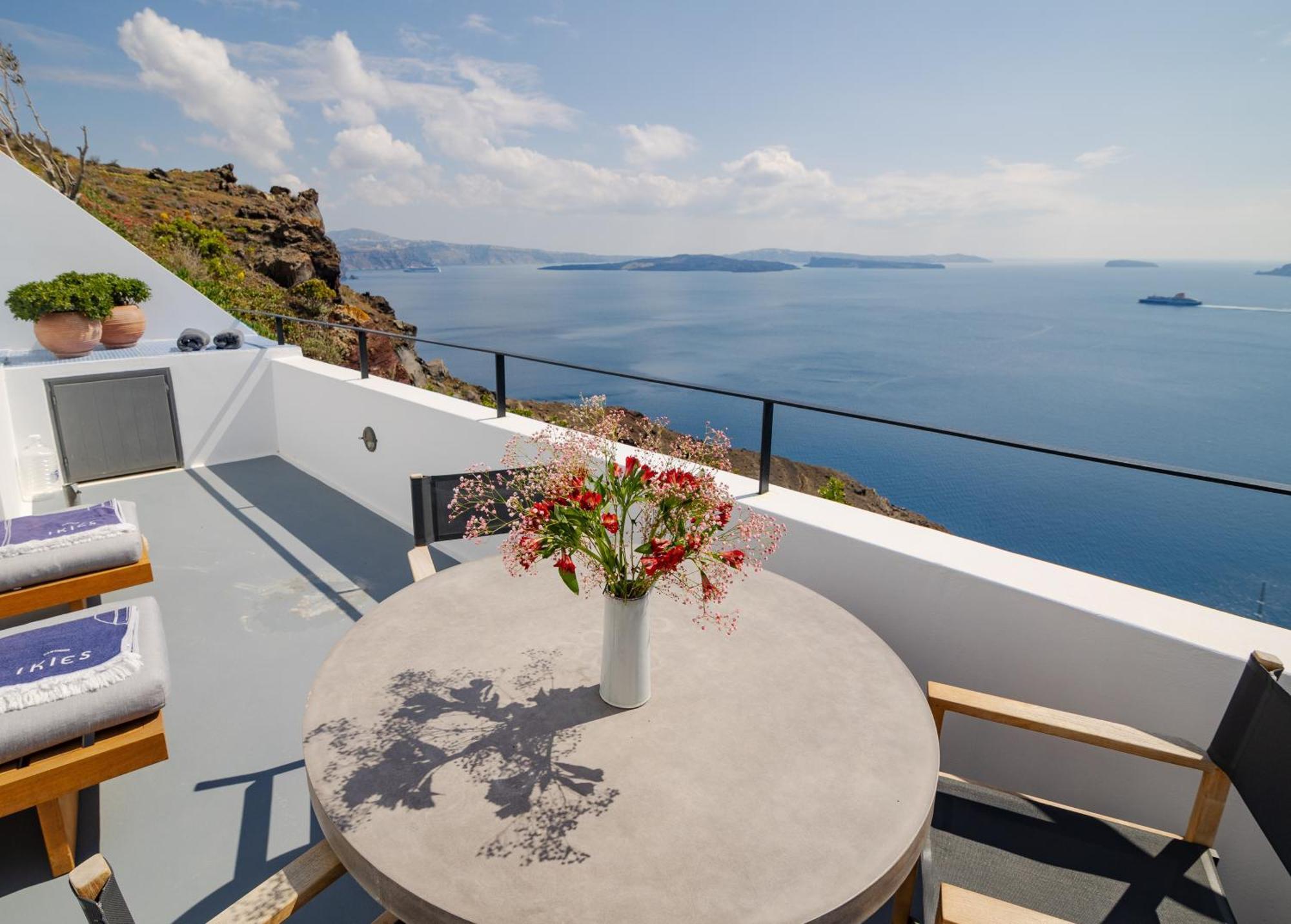 Ikies Santorini Hotell Oia Rum bild